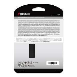 Твердотельный накопитель/ Kingston SSD KC600, 256GB, 2.5" 7mm, SATA3, 3D TLC, R/W 550/500MB/s, IOPs 90 000/80 000, DRAM buffer 256MB, TBW 150, DWPD 0.32 (12 мес), SKC600/256G