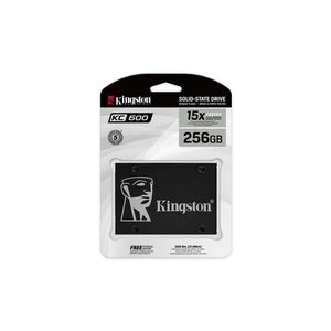 Твердотельный накопитель/ Kingston SSD KC600, 256GB, 2.5" 7mm, SATA3, 3D TLC, R/W 550/500MB/s, IOPs 90 000/80 000, DRAM buffer 256MB, TBW 150, DWPD 0.32 (12 мес), SKC600/256G