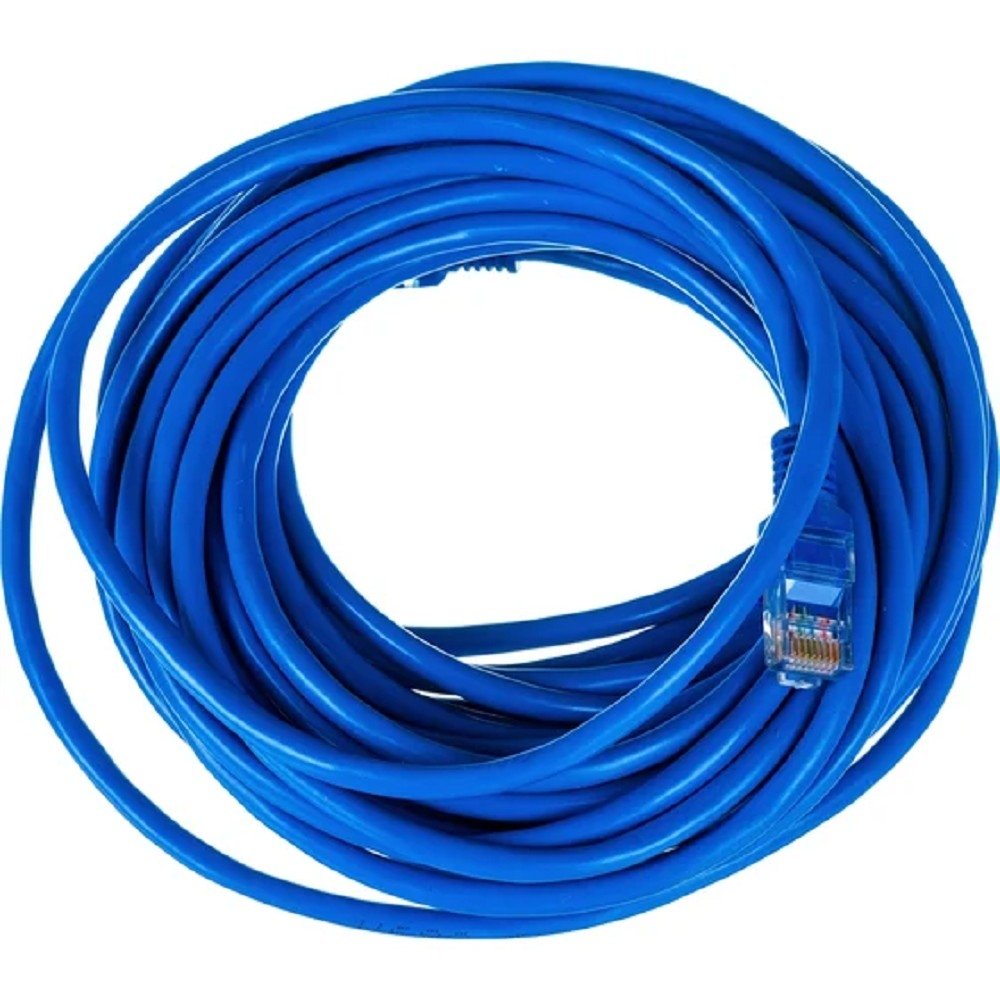 Патч-корд UTP Cablexpert PP12-10M/B кат.5e, 10м, литой, многожильный (синий)