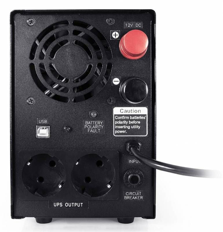 Источник бесперебойного питания/ Powercom UPS Infinity INF-500, black, 500VA/300Wt
