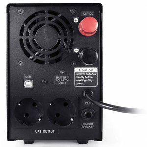 Источник бесперебойного питания/ Powercom UPS Infinity INF-500, black, 500VA/300Wt