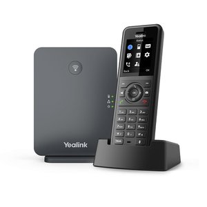 Yealink SIP - W77P телефон (база W70B + трубка W57R) до 10 SIP-аккаунтов, до 10 трубок на базу, до 20 одновременных вызовов, шт"