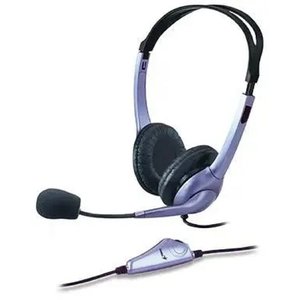 Genius Headset HS-04S, Stereo, 1x mini jack 3.5mm, blue, 31710156101