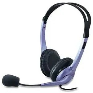 Genius Headset HS-04S, Stereo, 1x mini jack 3.5mm, blue, 31710156101