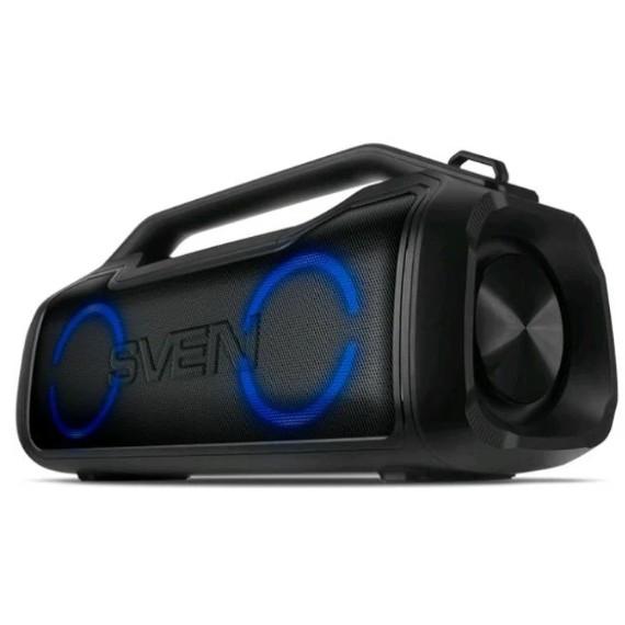 SVEN PS-390, черный (50 Вт, Waterproof (IPx5), TWS, Bluetooth, microSD, 2х3600мАч), SV-021306