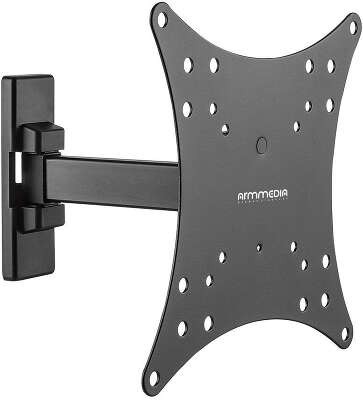 Arm Media LCD-202 черный 15"-43" макс.20кг настенный поворот и наклон, 90655