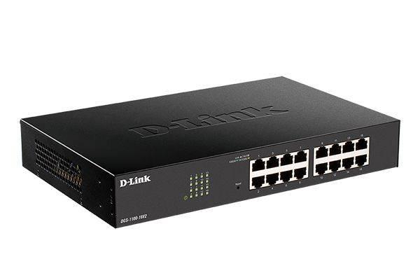 D-Link DGS-1100-16V2/A2A Настраиваемый L2 коммутатор c 16 портами 10/100/1000Base-T