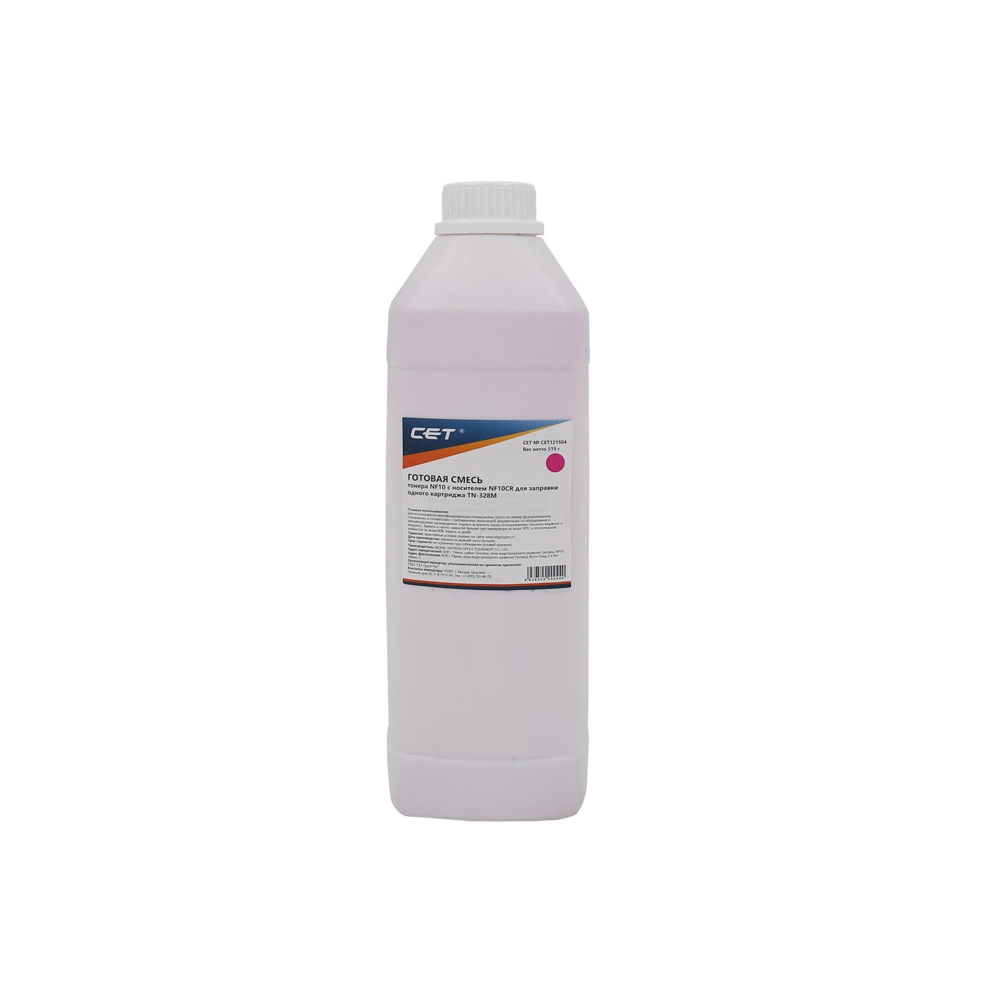 Тонер + носитель для KONICA MINOLTA Bizhub C250i/C300i/C360i Magenta (NF10M+NF10CR)  486г/бут (TN-328M/TN328M) CET, CET121504