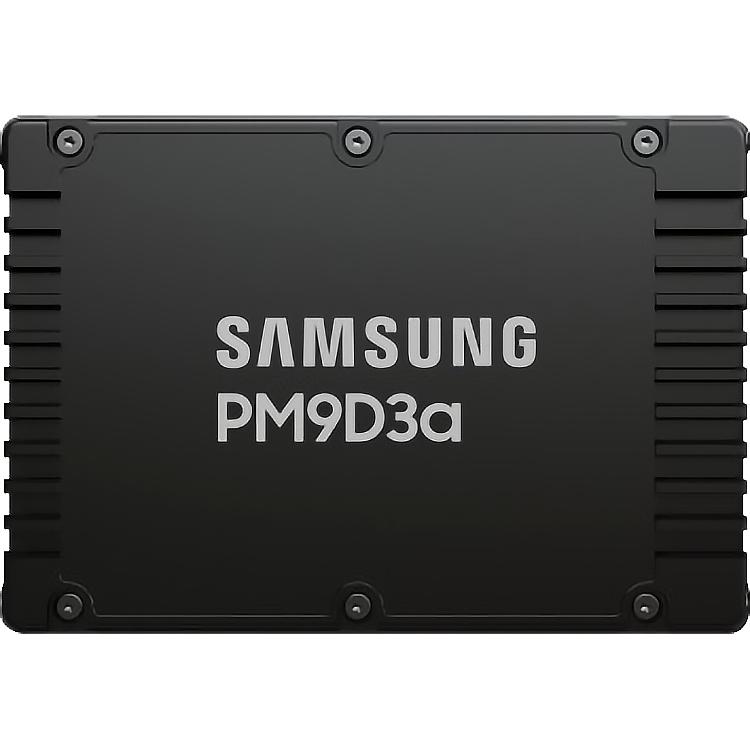 Твердотельный накопитель/ Samsung SSD PM9D3a, 15360GB, U.2(2.5" 15mm), NVMe, PCIe 5.0x4, 3D TLC, R/W 12000/6000MB/s, IOPs 2 000 000/350 000, TBW 28032, DWPD 1 (12 мес.), MZWL615THBLF-00AW7