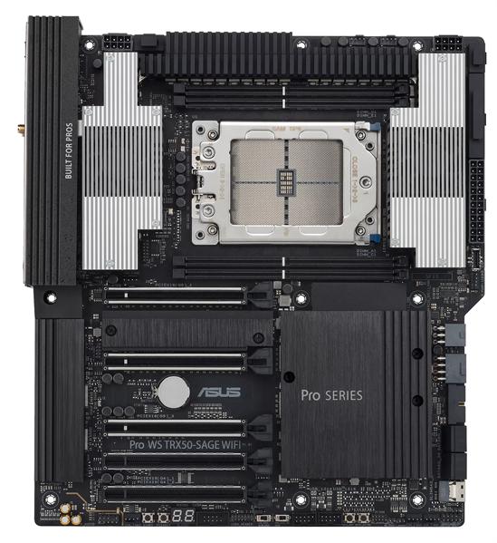 Материнская плата ASUS PRO WS TRX50-SAGE WIFI, AMD TRX50, 4*DDR5, 4*SATA, 3*M.2, 6*USB 3.2, 2*USB 2.0,Type-C, 5*PCIx16, CEB; 90MB1FZ0-M0EAY0