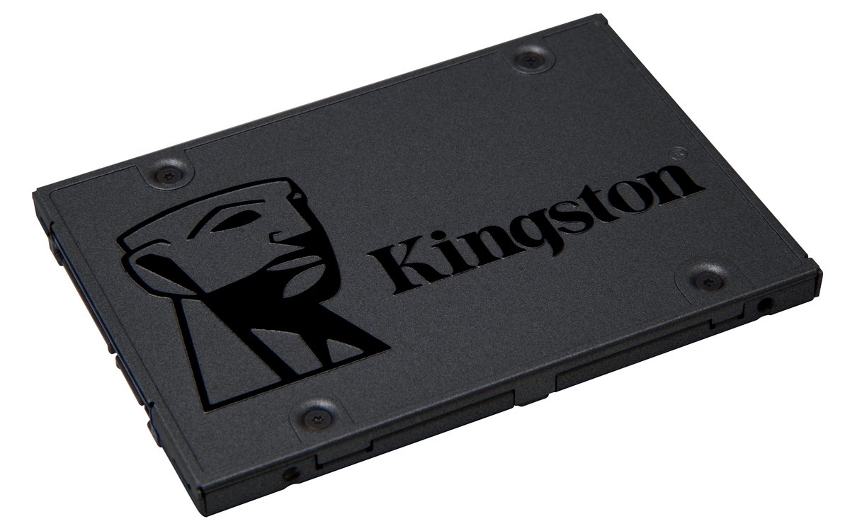 Твердотельный накопитель/ Kingston SSD A400, 960GB, 2.5" 7mm, SATA3, 3D TLC, R/W 500/450MB/s, TBW 300, DWPD 0.3 (36 мес), SA400S37/960G