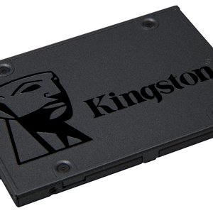 Твердотельный накопитель/ Kingston SSD A400, 960GB, 2.5" 7mm, SATA3, 3D TLC, R/W 500/450MB/s, TBW 300, DWPD 0.3 (36 мес), SA400S37/960G