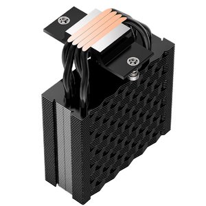 Кулер PCCooler RT400 BK  S115X/1200/1700/1851/AM4/AM5 (TDP 235W, 1x120mm PWM FAN, 4 тепловые трубки 6мм, 500-2200RPM, 32dBa), RT400- BKNWXX-GL