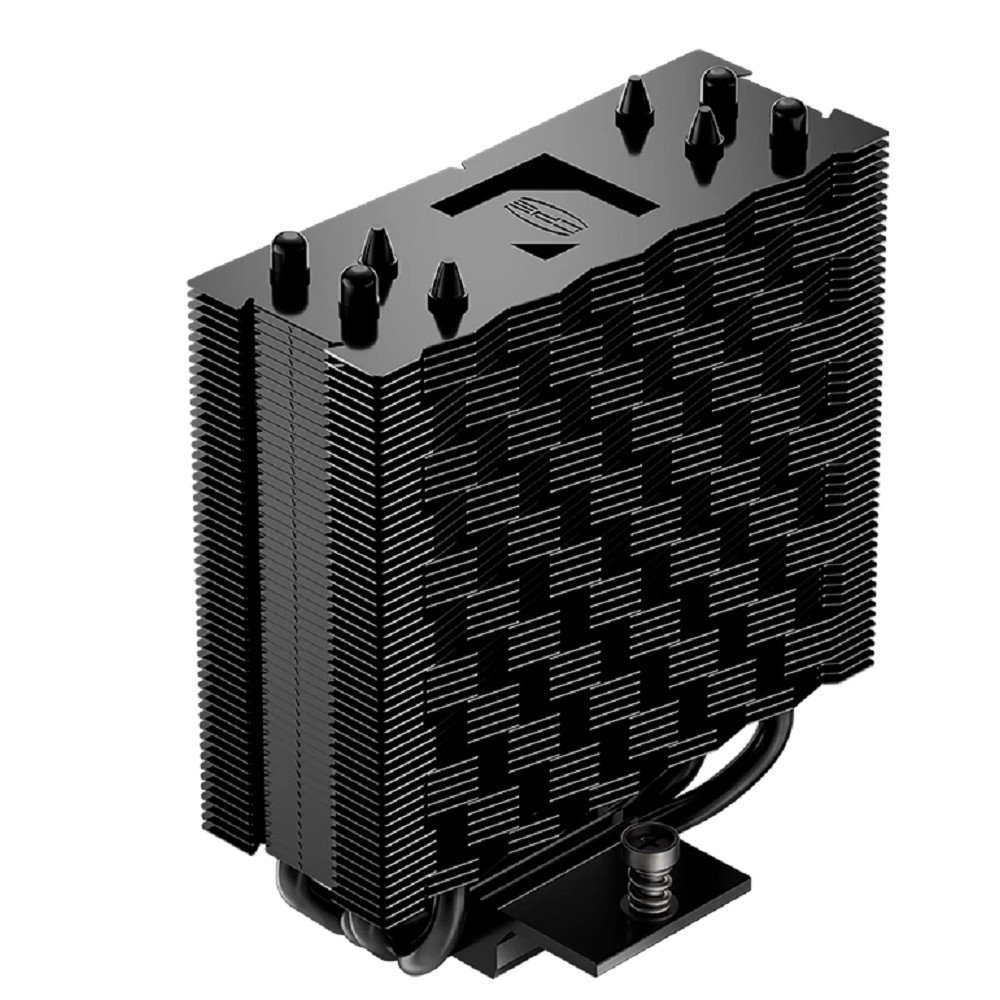 Кулер PCCooler RT400 BK  S115X/1200/1700/1851/AM4/AM5 (TDP 235W, 1x120mm PWM FAN, 4 тепловые трубки 6мм, 500-2200RPM, 32dBa), RT400- BKNWXX-GL