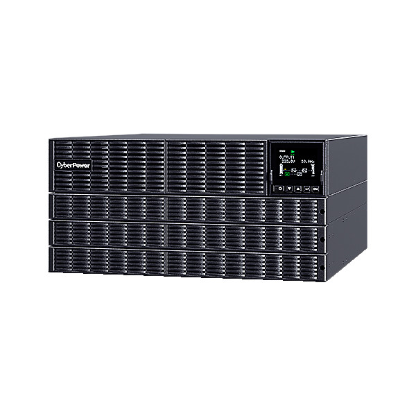 Источник бесперебойного питания/ UPS CyberPower OLS6KERT5U Online 6000VA/6000W USB/RS-232/Dry/EPO/SNMP/CloudCard/(4 IEC С13, 4 IECC19, terminal block)/bat.detect./МВ