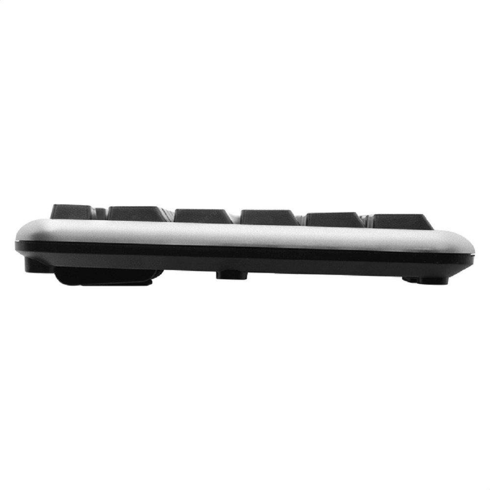 Exegate EX264086RUS Клавиатура Exegate LY-401, <USB, серебристый корпус, 104кл, Enter большой> Color box
