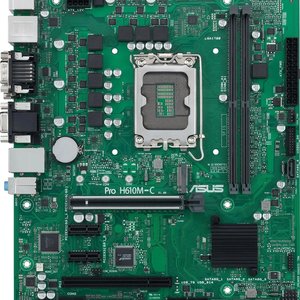ASUS PRO H610M-C-CSM (Socket 1700, mATX, 2xDDR5(64GB), DP/DVI/HDMI, 1xPCIe 5.0x16/2xPCIe 3.0x1, 4xSATA 6Gb/s, 1xM2, 1xLAN, 1xCom, 2xUSB 3.0, 2xUSB 2.0, 2xPS/2)