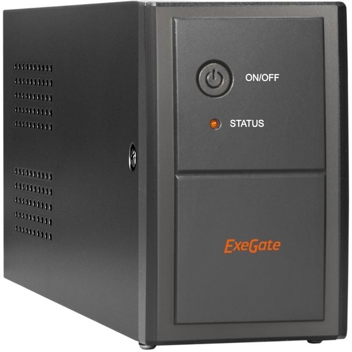 Exegate EP285473RUS ИБП ExeGate Power Back BNB-850.LED.AVR.C13.RJ <850VA/480W, LED, AVR,4*IEC-C13, RJ45/11, Black>