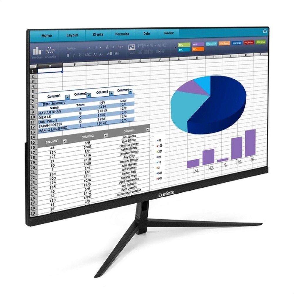 LCD ExeGate 23.8" EZ2400TA ProSmart {IPS 1920x1080 75Hz 5ms 280cd 3000:1 178/178 D-Sub HDMI1.4 DisplayPort  VESA} [EX296282RUS]