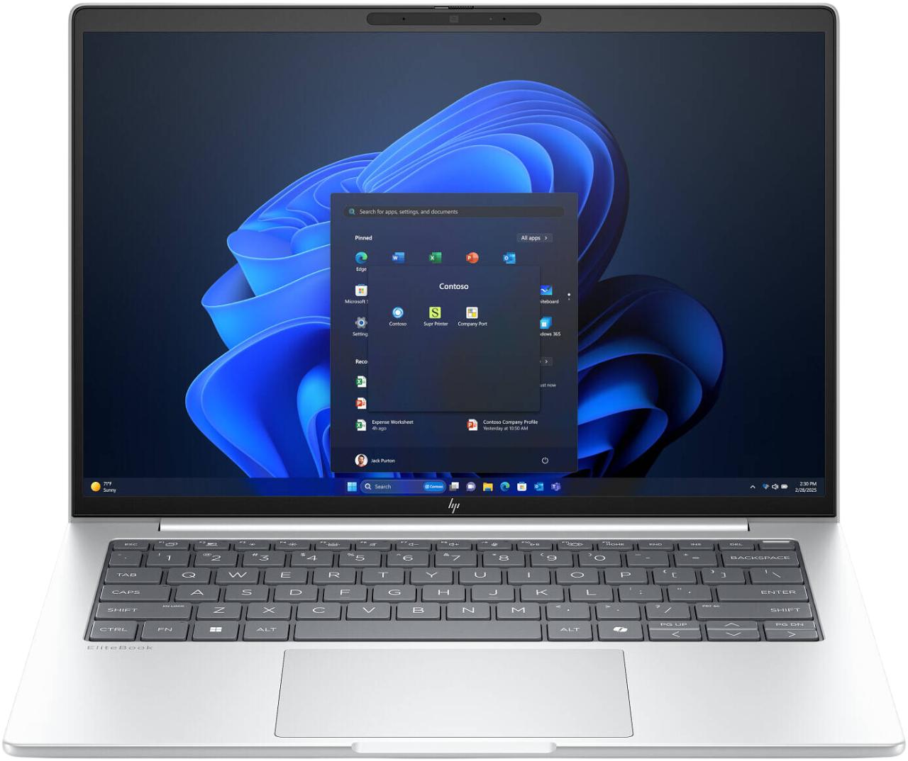 Ноутбук/ HP EliteBook 8G1i 14 AI  14"(1920x1200)/Touch/Intel Core Ultra 7 268V(2.2Ghz)/32768Mb/512PCISSDGb/noDVD/Int:Intel Arc Graphics 140V/Cam/BT/WiFi/62WHr/war 1y/1.46kg/Win11Pro, C6SA9UC#ABA_win11