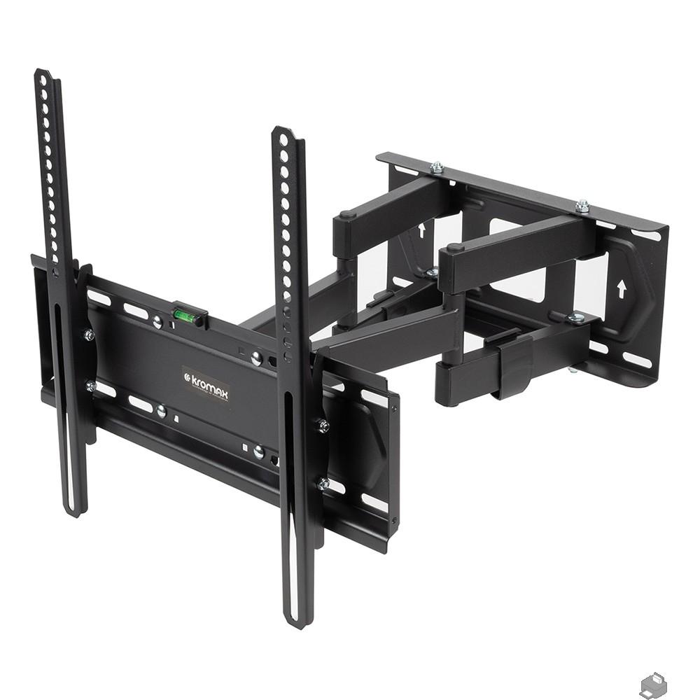Kromax PIXIS-L-2 черный 22"-65" макс.50кг настенный поворот и наклон, 90219