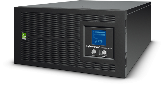 ИБП CyberPower PR6000ELCDRTXL5U, Rackmount, Line-Interactive, 6000VA/4500W, 8 IEC-320 С13, 2 IEC C19 розеток, 1 Hardwire 3-wire USB&Serial, RJ11/RJ45, SNMPslot, LCD дисплей, Black, 0.9х0.5х0.5м., 120кг./ UPS Line-Interactive CyberPower PR6000ELCDRTXL5U 6000VA/4500W USB/RS-232/Dry/EPO/SNMPslot/RJ11/45/ВБМ (8 IEC С13, 2 IEC C19, 1 клеммная колодка)