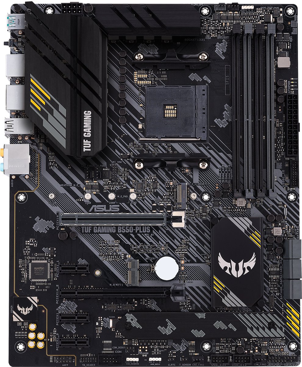 Материнская плата/ TUF GAMING B550-PLUS, 90MB14G0-M0EAY0