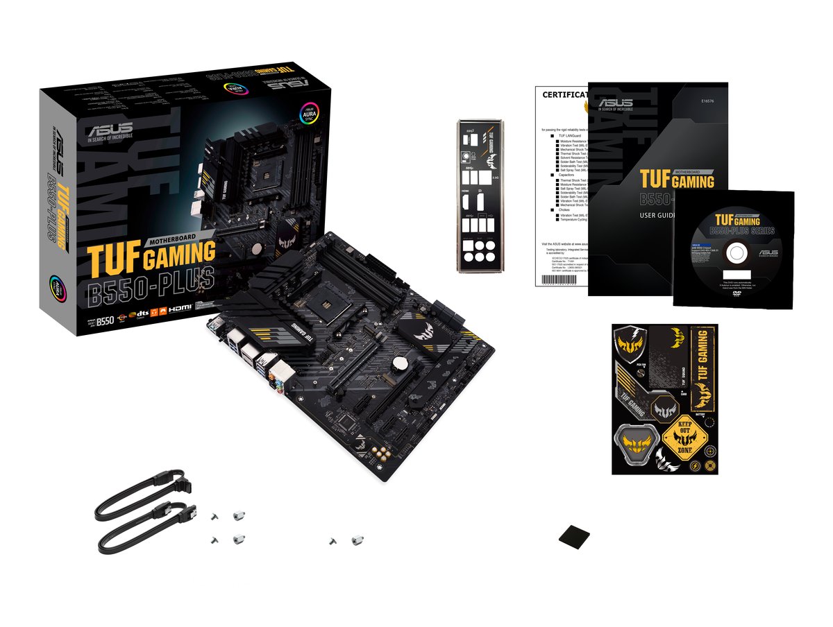 Материнская плата/ TUF GAMING B550-PLUS, 90MB14G0-M0EAY0