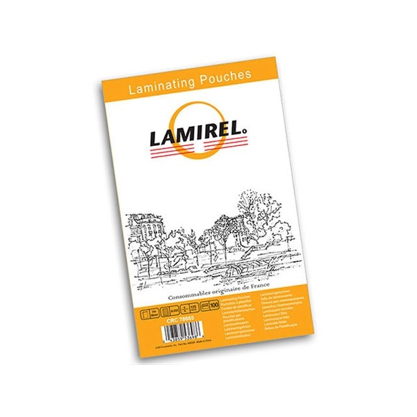 Lamirel Пленка для ламинирования 75x105мм, 125мкм, 100 шт., LA-78663