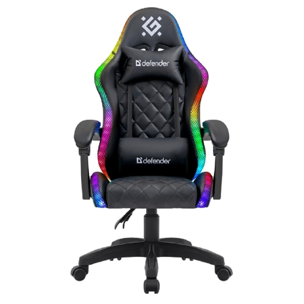 Игровое кресло Energy Черный,RGB,класс 4,PU DEFENDER (64559)