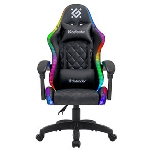 Игровое кресло Energy Черный,RGB,класс 4,PU DEFENDER (64559)