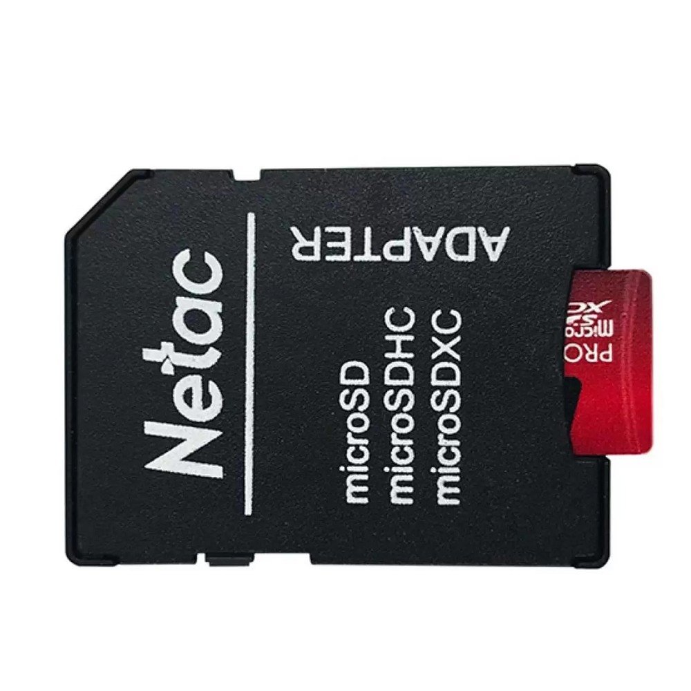 Micro SecureDigital 32GB Netac MicroSD card P500 Extreme Pro, retail version w/SD adapter [NT02P500PRO-032G-R]