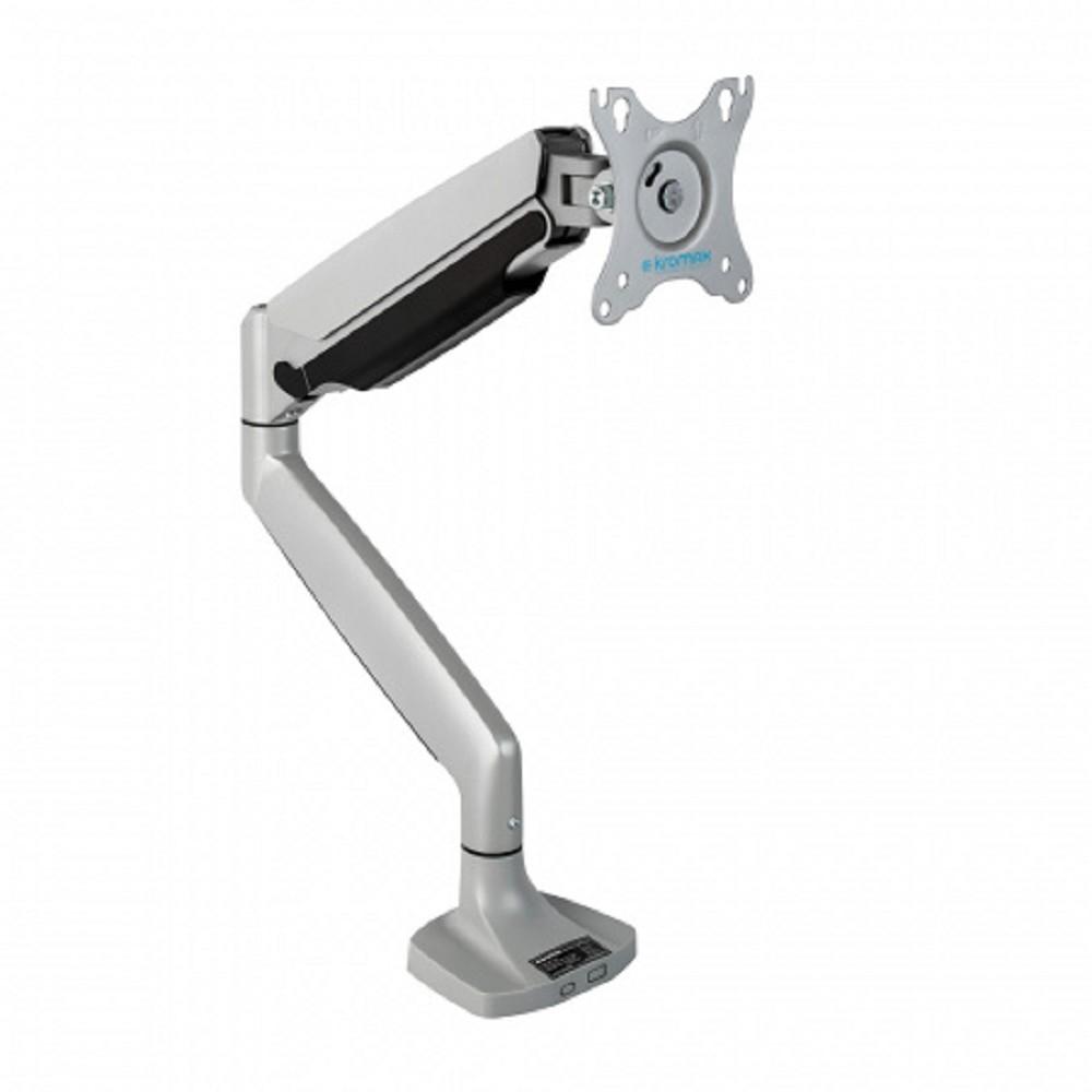 Kromax OFFICE-21 silver Настольный кронштейн для мониторов 17"-45" (до 15 кг), 90635
