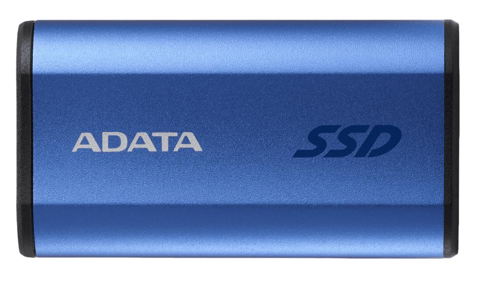 Твердотельный накопитель/ ADATA External SSD SE880, 500GB, USB 3.2 Gen2 Type-C, up to R/W 2000/2000 MB/s, 64.8x35x12.5mm, Blue (5 лет), AELI-SE880-500GCBU