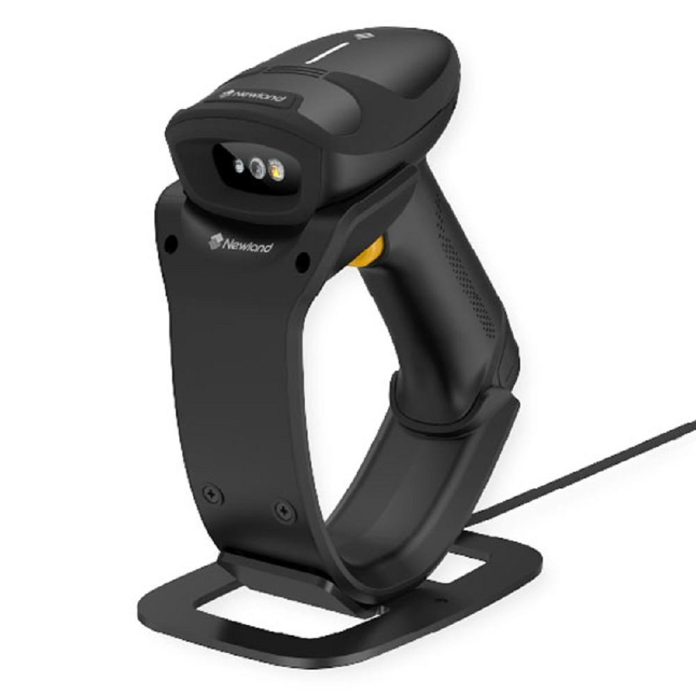 Сканер беспроводной Newland HR3000-BT, 2D CMOS Mega Pixel Wireless Bluetooth Handheld Reader with Stand/Docking Station and integrated USB-A cable, NLS-HR3000-BT