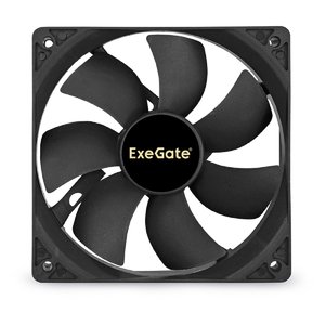 Exegate EX283392RUS Вентилятор ExeGate E12025H4P-PWM, 120x120x25 мм, гидродинамический, 4pin, PWM, 24dBA (без  креплений)