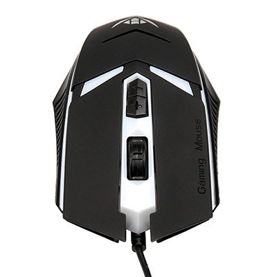 Мышь MOG-02U Nakatomi Gaming mouse - игровая, 4 кнопки + ролик, 7-ми цветная подсветка, USB, черная 