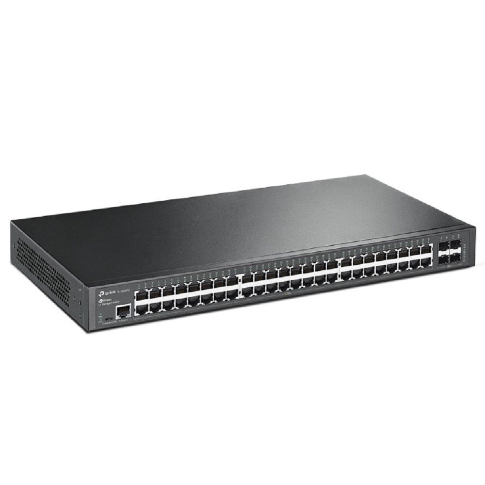 TP-Link SG3452 Управляемый коммутатор JetStream 2-го уровня с 48 гигабитными портами RJ45 и 4 портами SFP