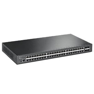 TP-Link SG3452 Управляемый коммутатор JetStream 2-го уровня с 48 гигабитными портами RJ45 и 4 портами SFP