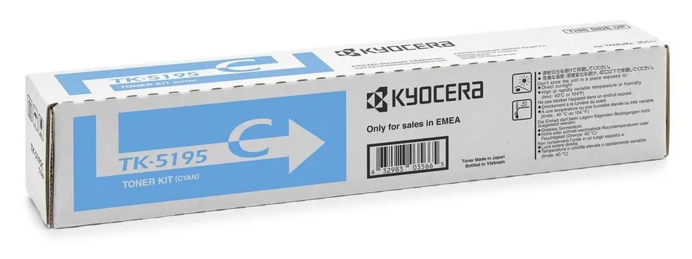 Тонер-картридж TK-5195C 7 000 стр. Cyan для TASKalfa 306ci, 1T02R4CNL0