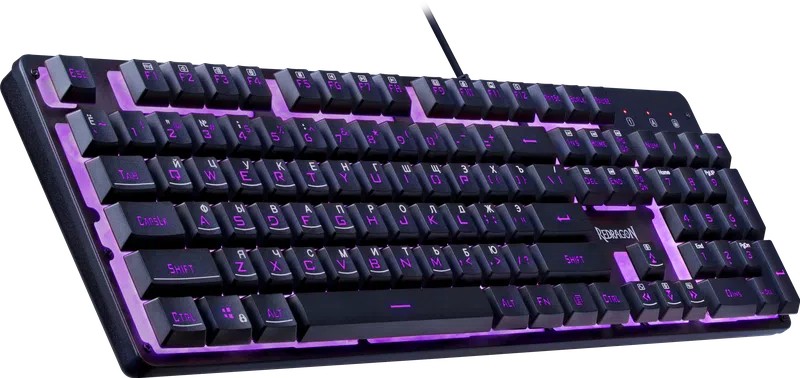 Redragon Игровая клавиатура проводная Nagato RU,RGB,черн,25 anti-ghost,мемб, 72077