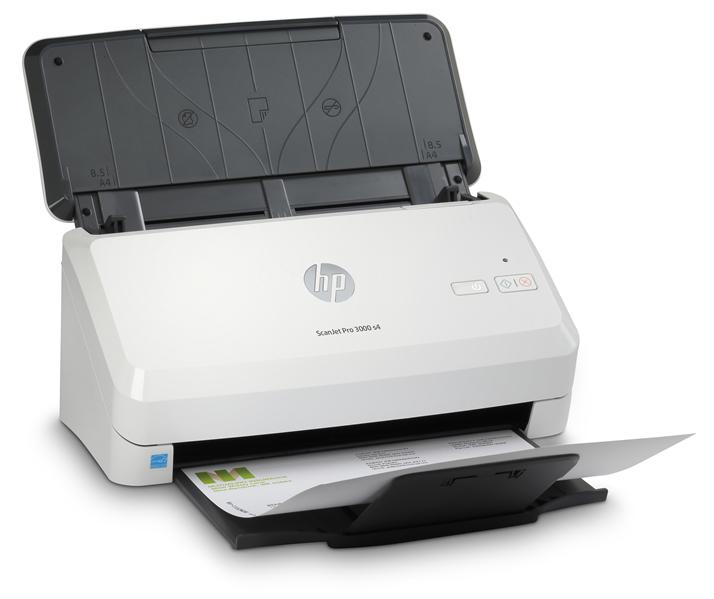 Сканер HP ScanJet Pro 3000 s4 (CIS, A4, 600 dpi, USB 3.0, ADF 50 sheets, Duplex, 40 ppm/80 ipm, (replace L2753A)), 6FW07A#B19
