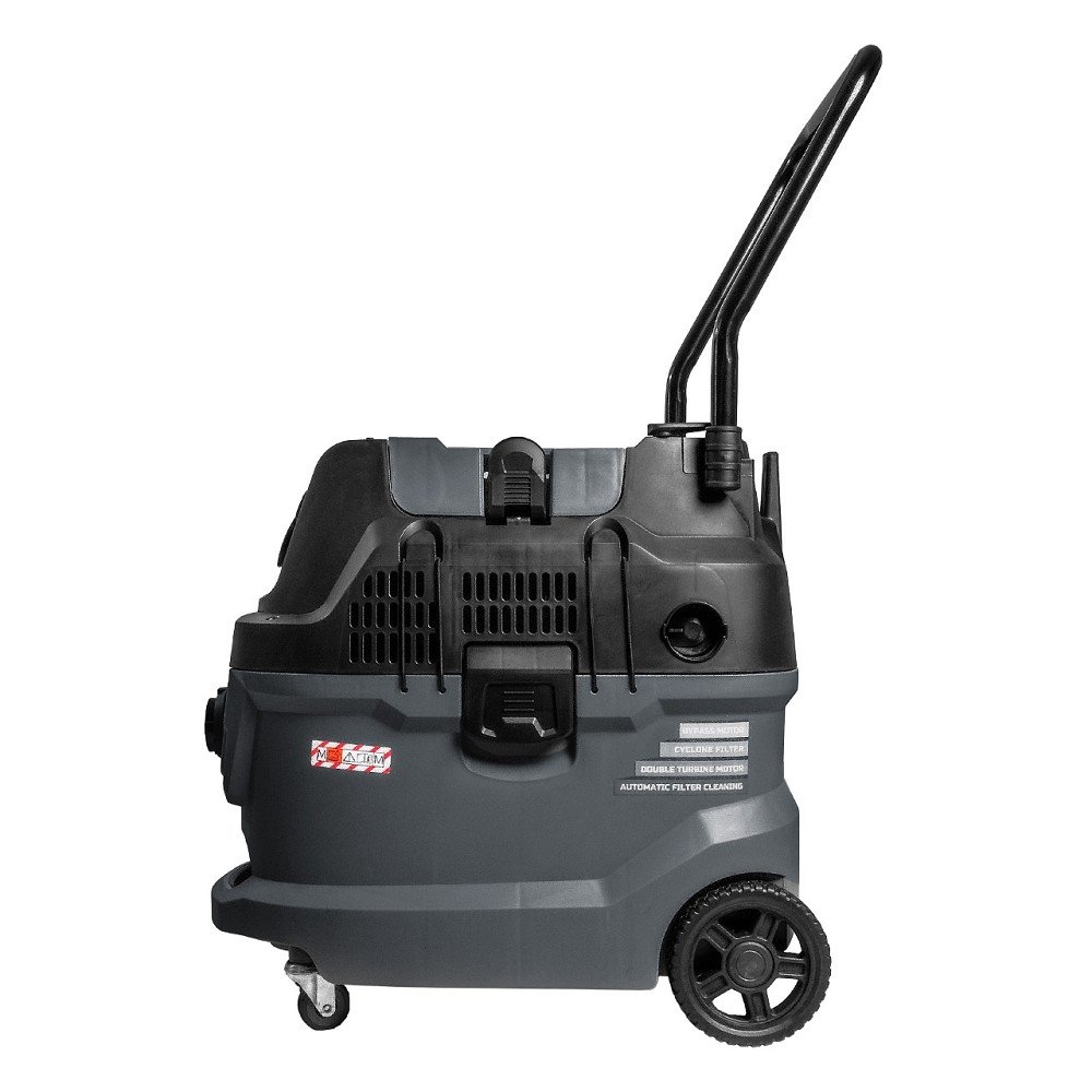 Bort BAX-600E Пылесос строительный [93418149] { Мощность всасывания 320 Вт, вместимость 40 л, Ур. шума 78 дБ, шланга 3 м, 16 кг, набор аксессуаров 8 шт }