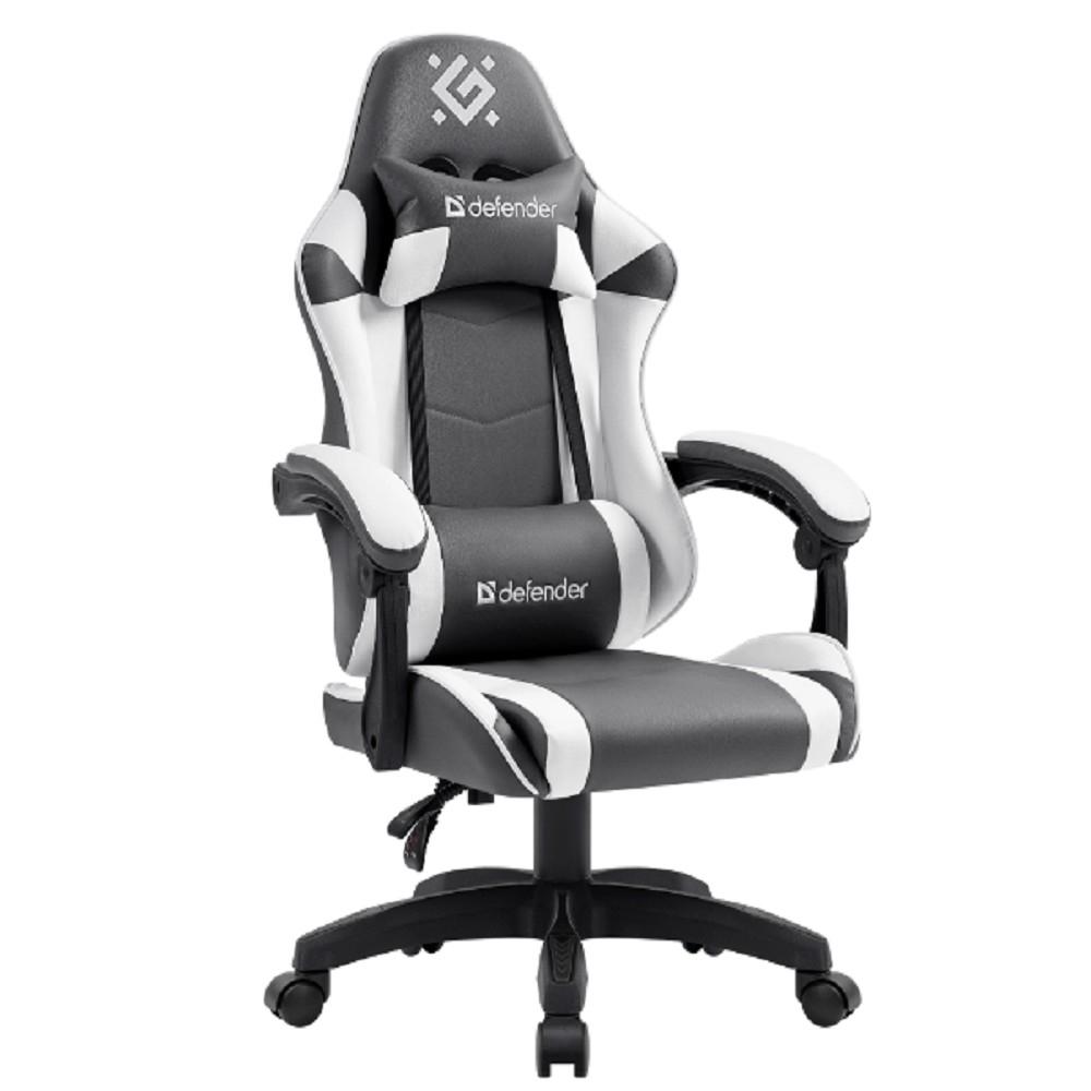 Игровое кресло Fortune Серый/белый,класс 4,PU DEFENDER, 64026