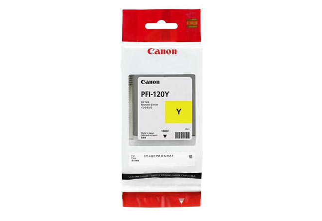Картридж PFI-120Y Canon TM-200/205/300/305, 130 мл (O) yellow 2888C001