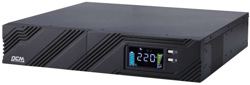 ИБП SPR-3000 LCD линейно-интерактивный, 3000 ВA, 2400 Вт, LCD, Rack/Tower, 8 розеток IEC320 C13 и 1 розетка C19 с резервным питанием, USB, RS-232, слот под SNMP карту, защита RJ45, ШхГхВ 428 x 431 x 84 мм 31.5 кг/ UPS POWERCOM SPR-3000 LCD, line-interactive, 3000 VA, 2400 W, LCD, Rack / Tower, 8 IEC320 C13 sockets and 1 C19 socket with redundant power supply, USB, RS-232, SNMP card slot, RJ45 protection, WxDxH 428 x 431 x 84 mm 31.5 kg