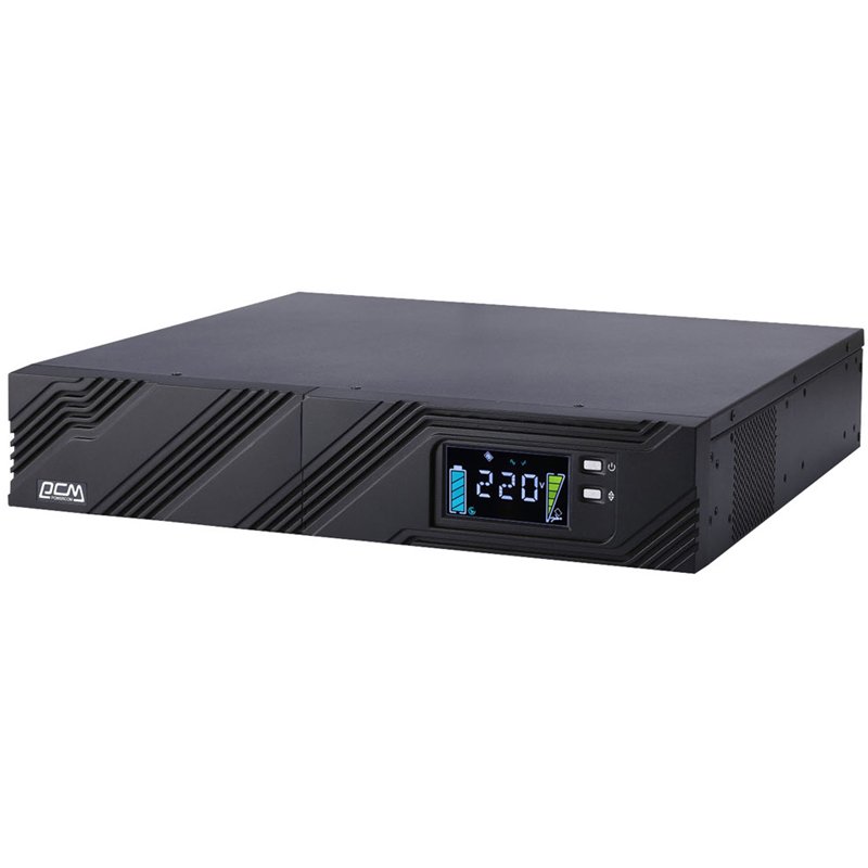 ИБП SPR-3000 LCD линейно-интерактивный, 3000 ВA, 2400 Вт, LCD, Rack/Tower, 8 розеток IEC320 C13 и 1 розетка C19 с резервным питанием, USB, RS-232, слот под SNMP карту, защита RJ45, ШхГхВ 428 x 431 x 84 мм 31.5 кг/ UPS POWERCOM SPR-3000 LCD, line-interactive, 3000 VA, 2400 W, LCD, Rack / Tower, 8 IEC320 C13 sockets and 1 C19 socket with redundant power supply, USB, RS-232, SNMP card slot, RJ45 protection, WxDxH 428 x 431 x 84 mm 31.5 kg