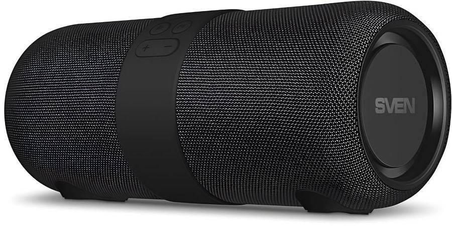 SVEN PS-340, черный (24 Вт, Waterproof (IPx6), TWS, Bluetooth, FM, USB, 3600мА*ч), SV-021283