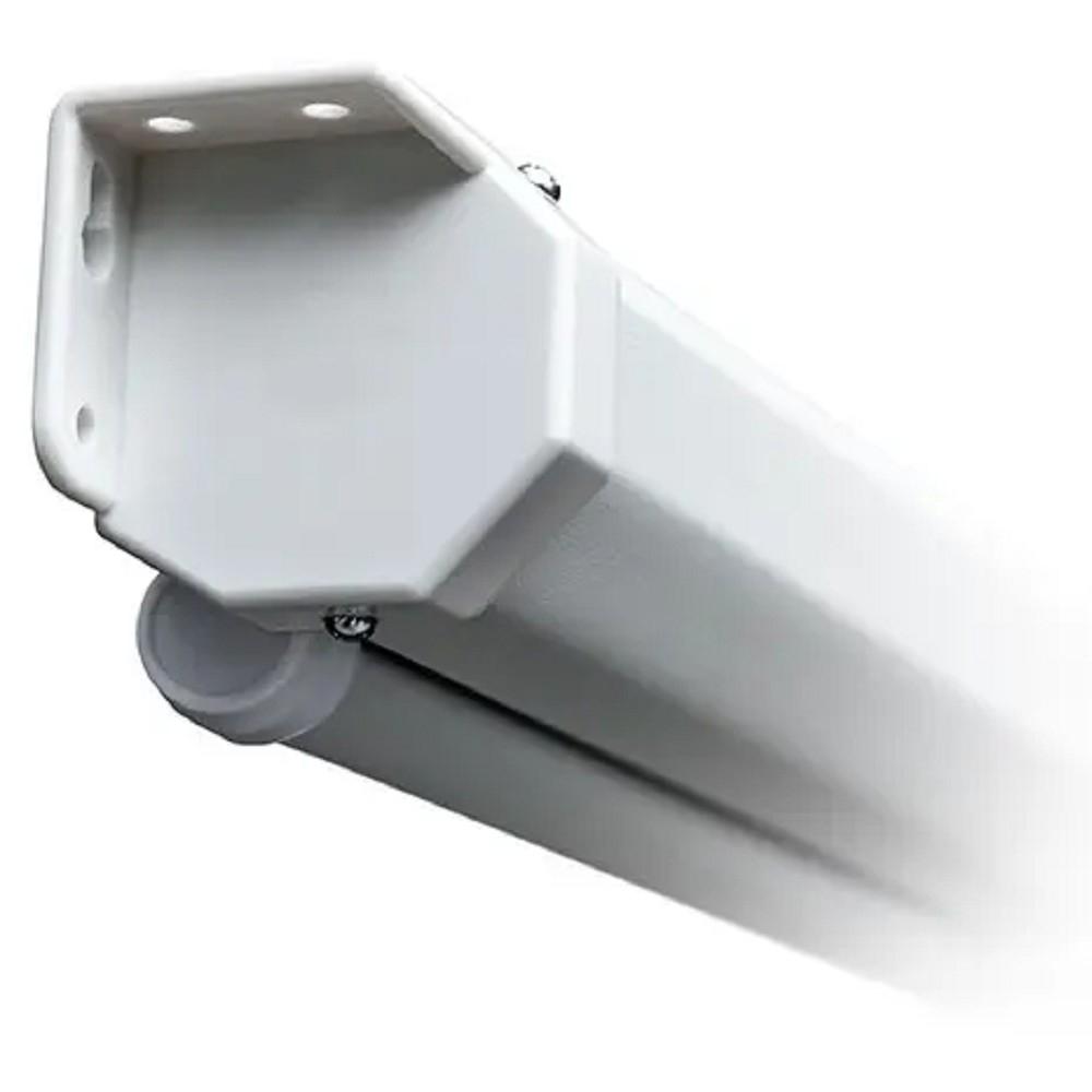 LUMIEN Eco Picture LEP-100126 137х192см рабочая область 104х186 см) (84") Matte White верх.кайма 30 см, восьмигранный корпус, возможность потолочн./настенного крепления, 16:9, цвет корпуса белый