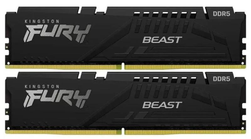 Модуль памяти DIMM 16GB (8GBх2) DDR5-5600 RGB KF556C36BBEK2-16 KINGSTON
